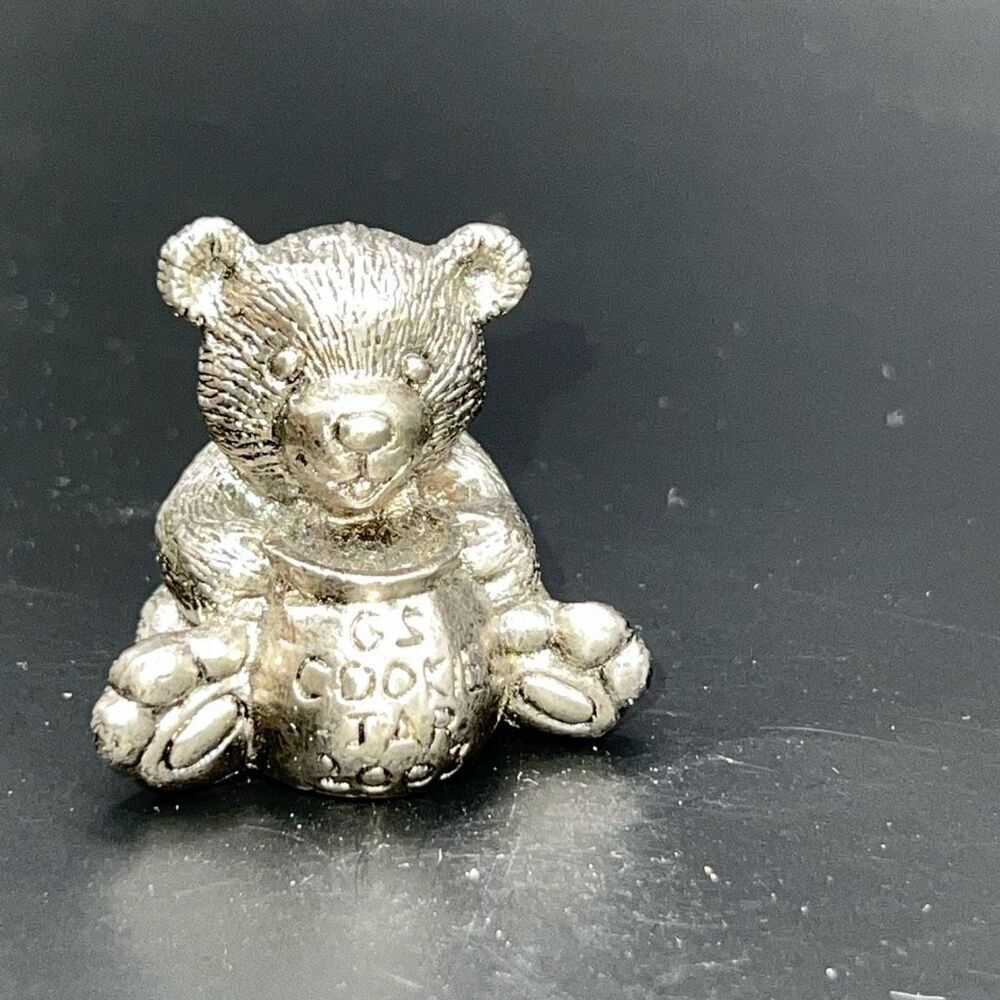 Girl Scout 2003 Cookie Jar Bear Miniature Cookie Sales Premium Collectible